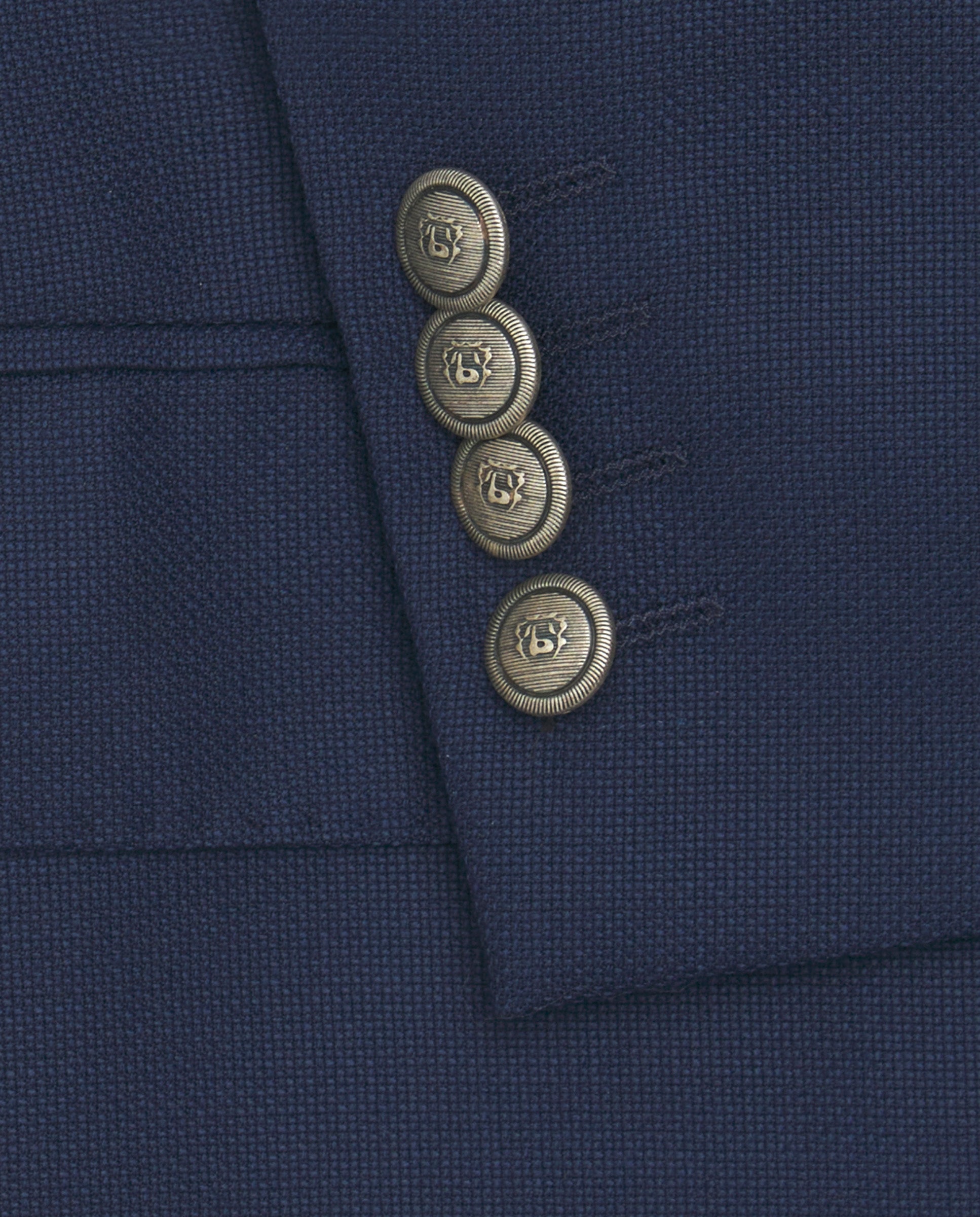 Blazer microestructura azulón