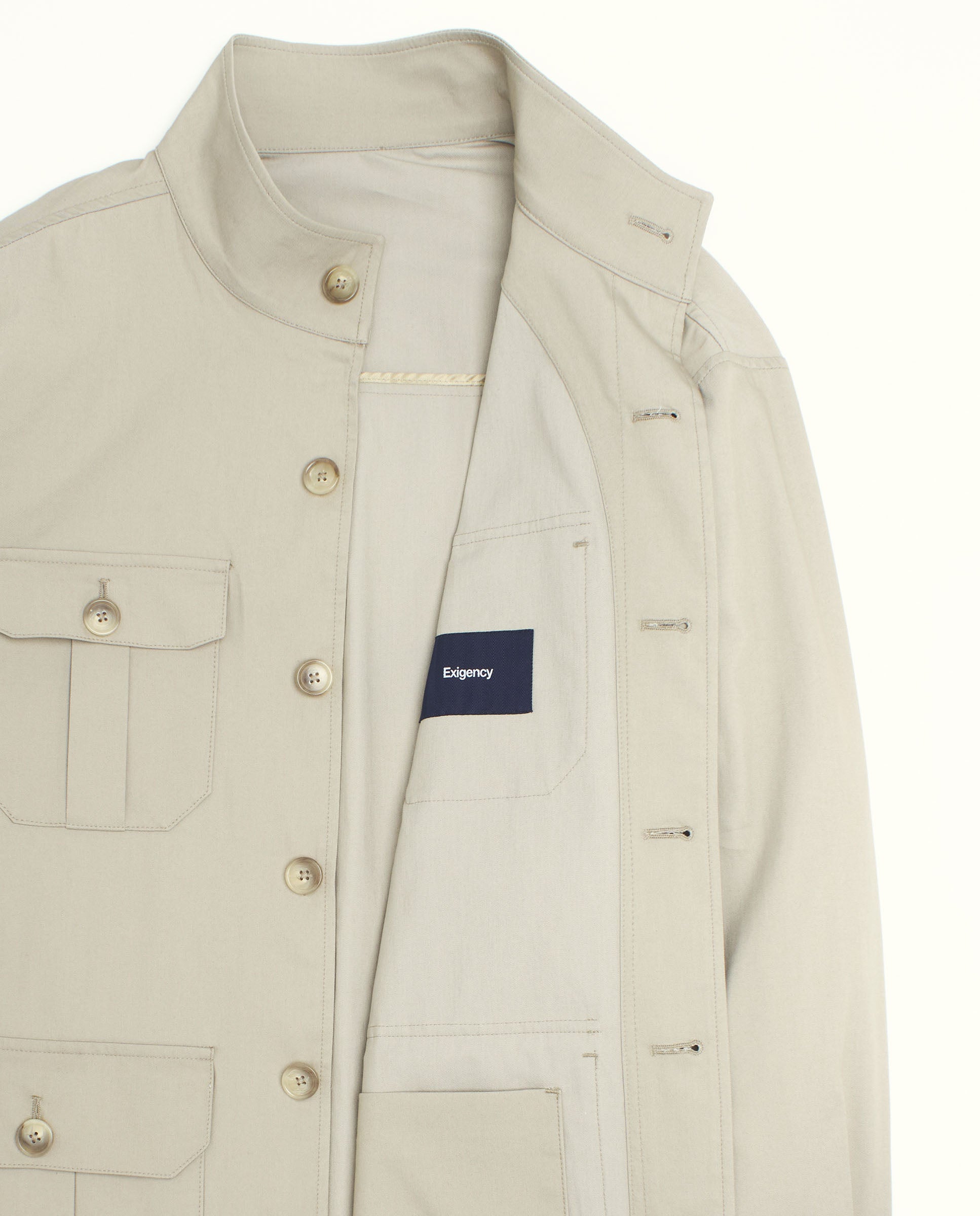 Chaqueta sahariana beige