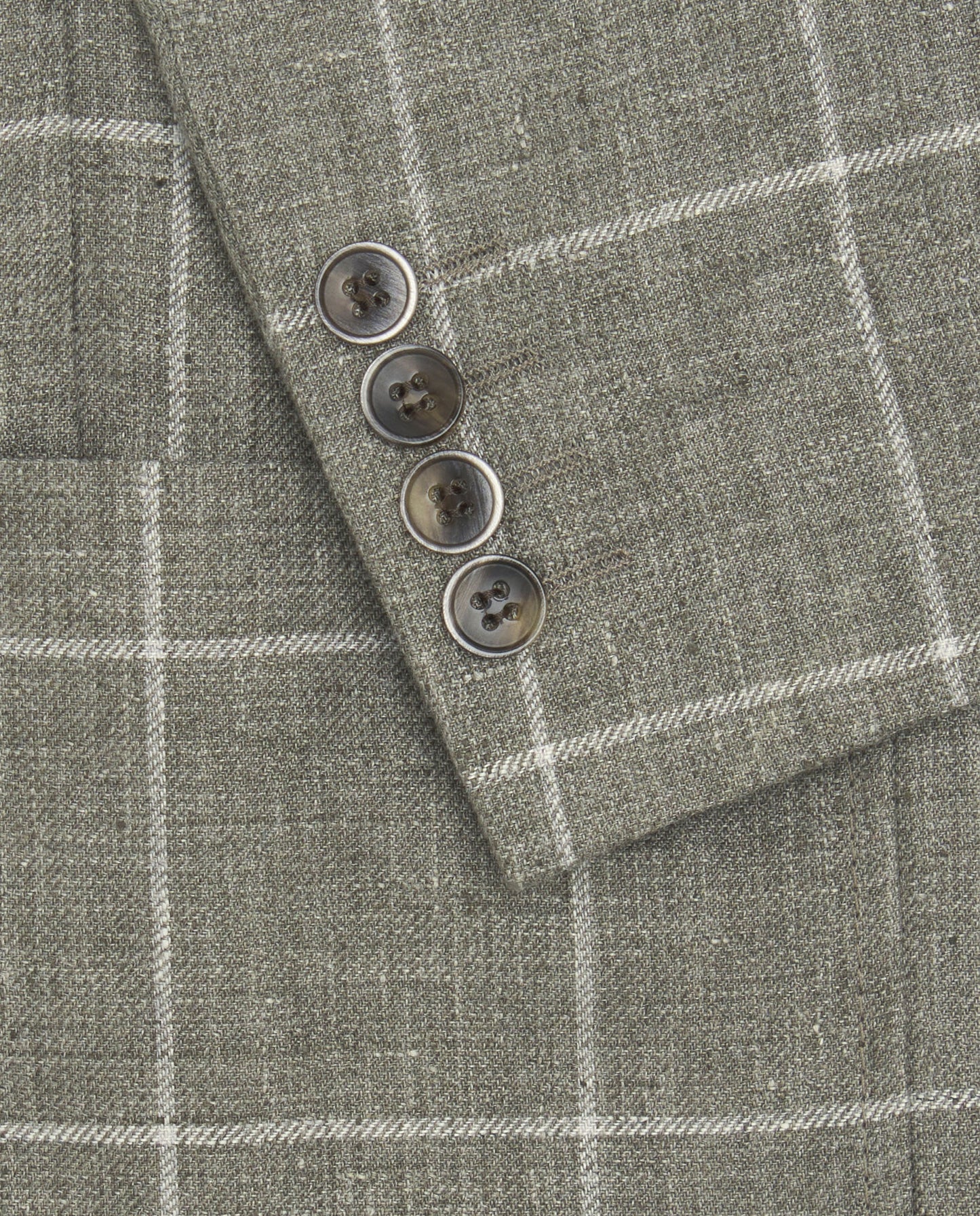 Chaqueta cuadros ventana gris