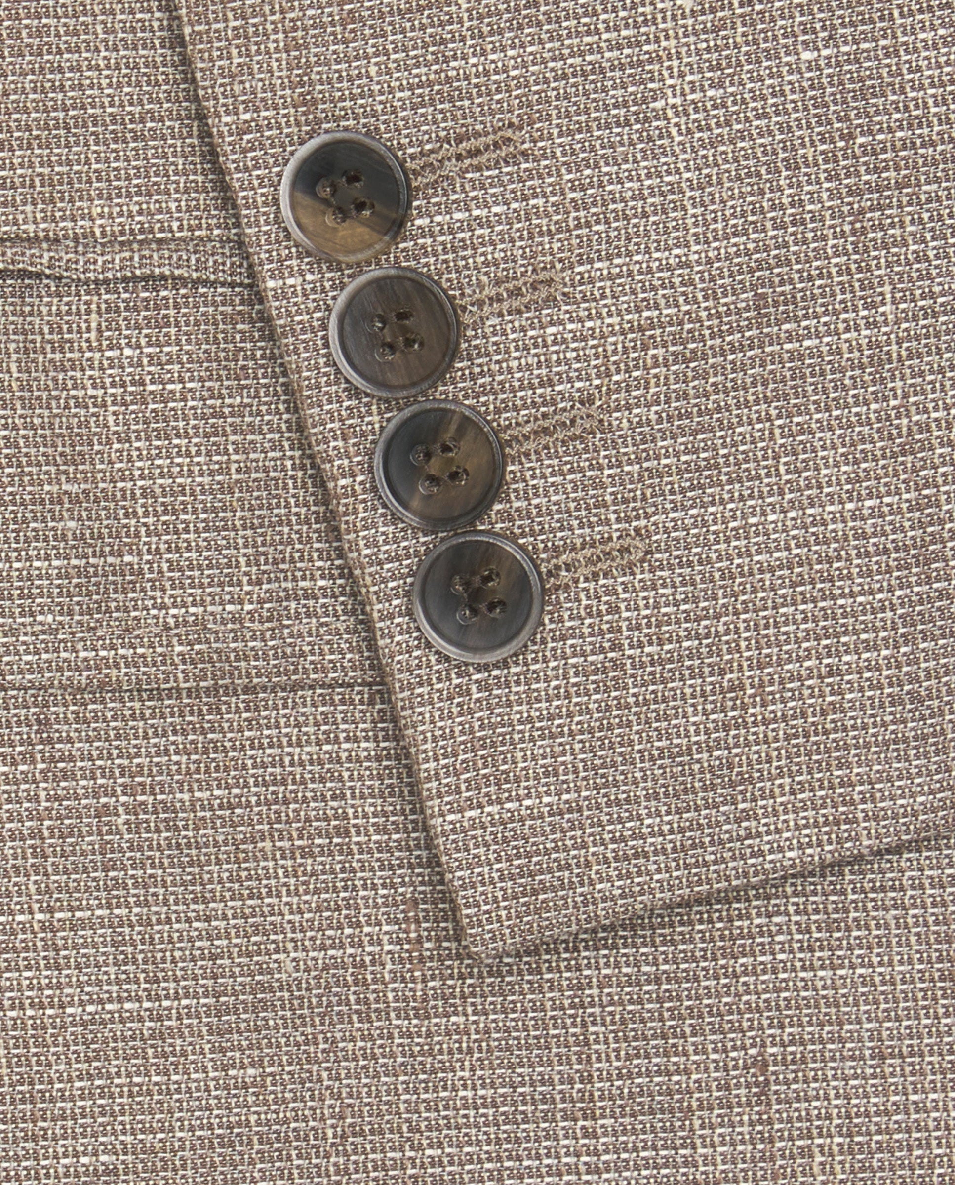Chaqueta efecto rústico beige