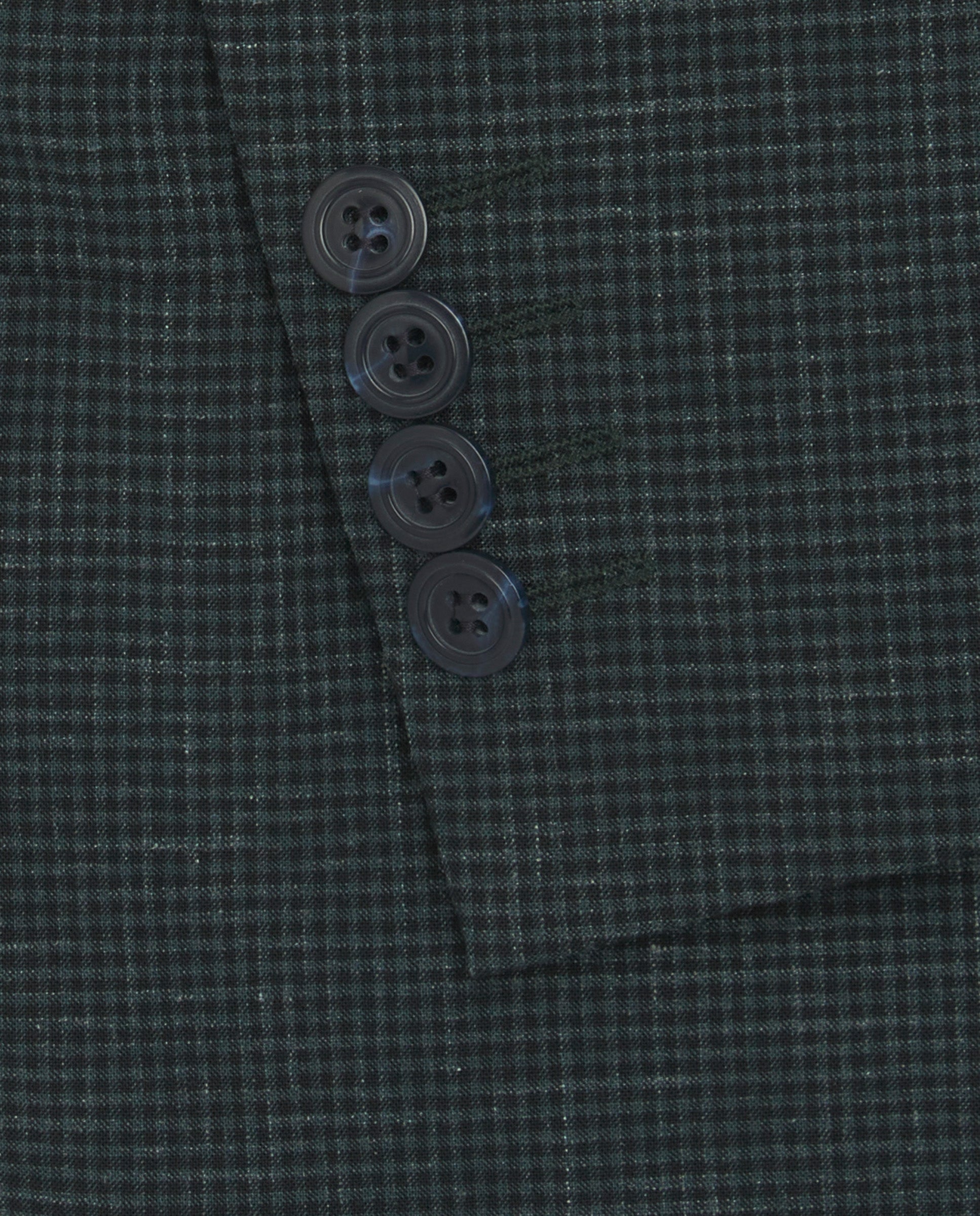 Chaqueta seersucker microcuadro verde