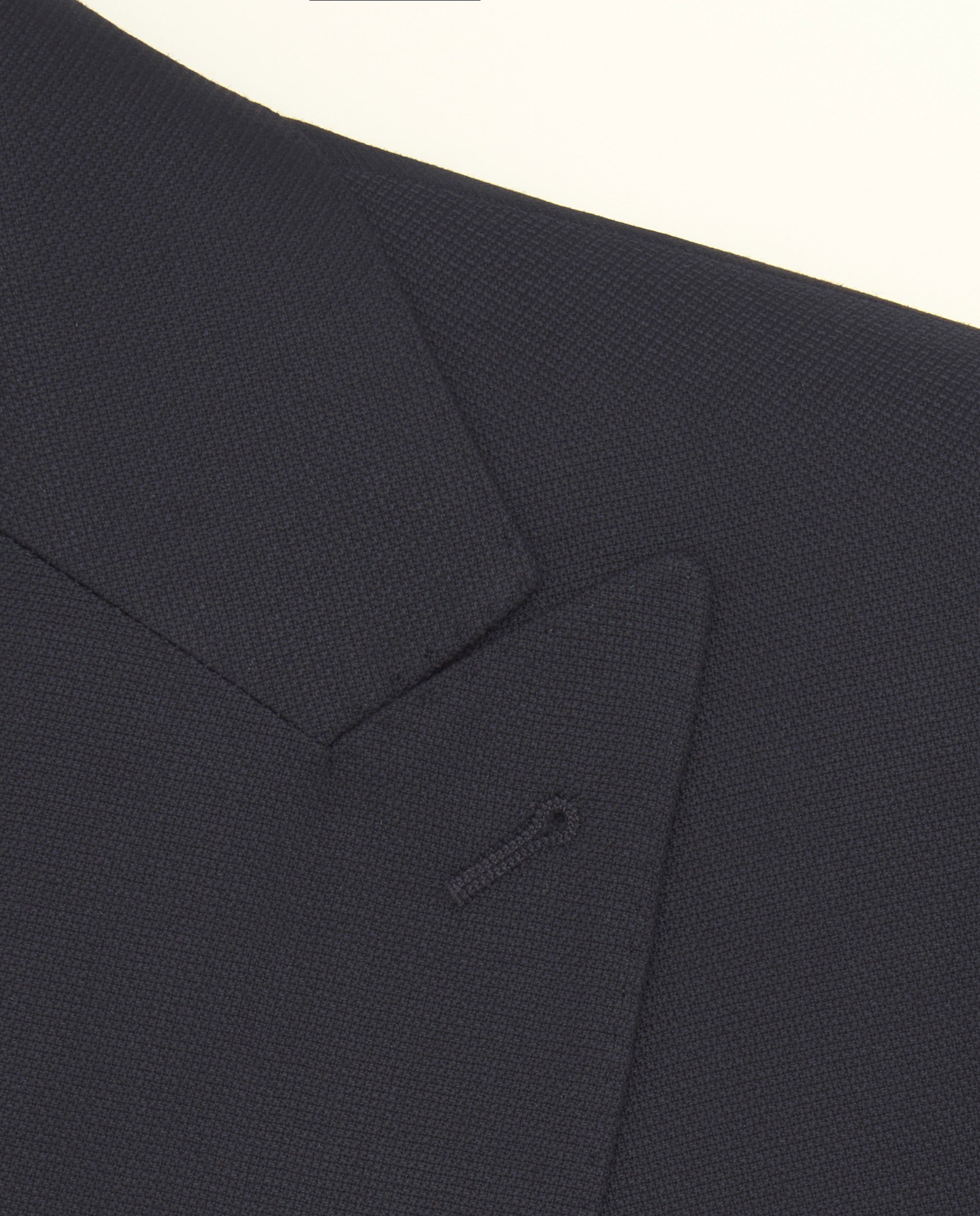 Blazer cruzada microestructura marino
