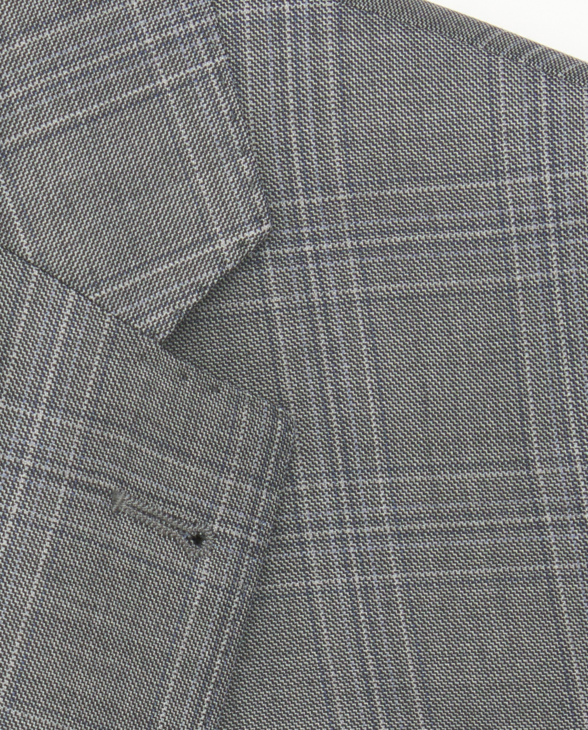 Traje lana cuadro gris