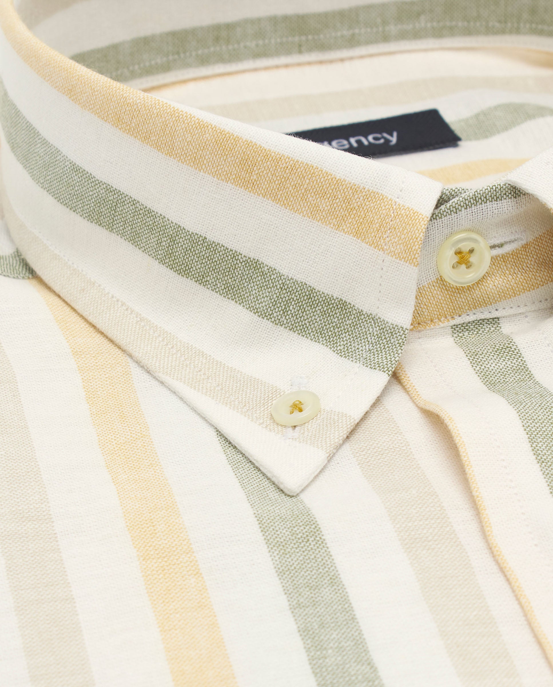 Camisa sport rayas ocre