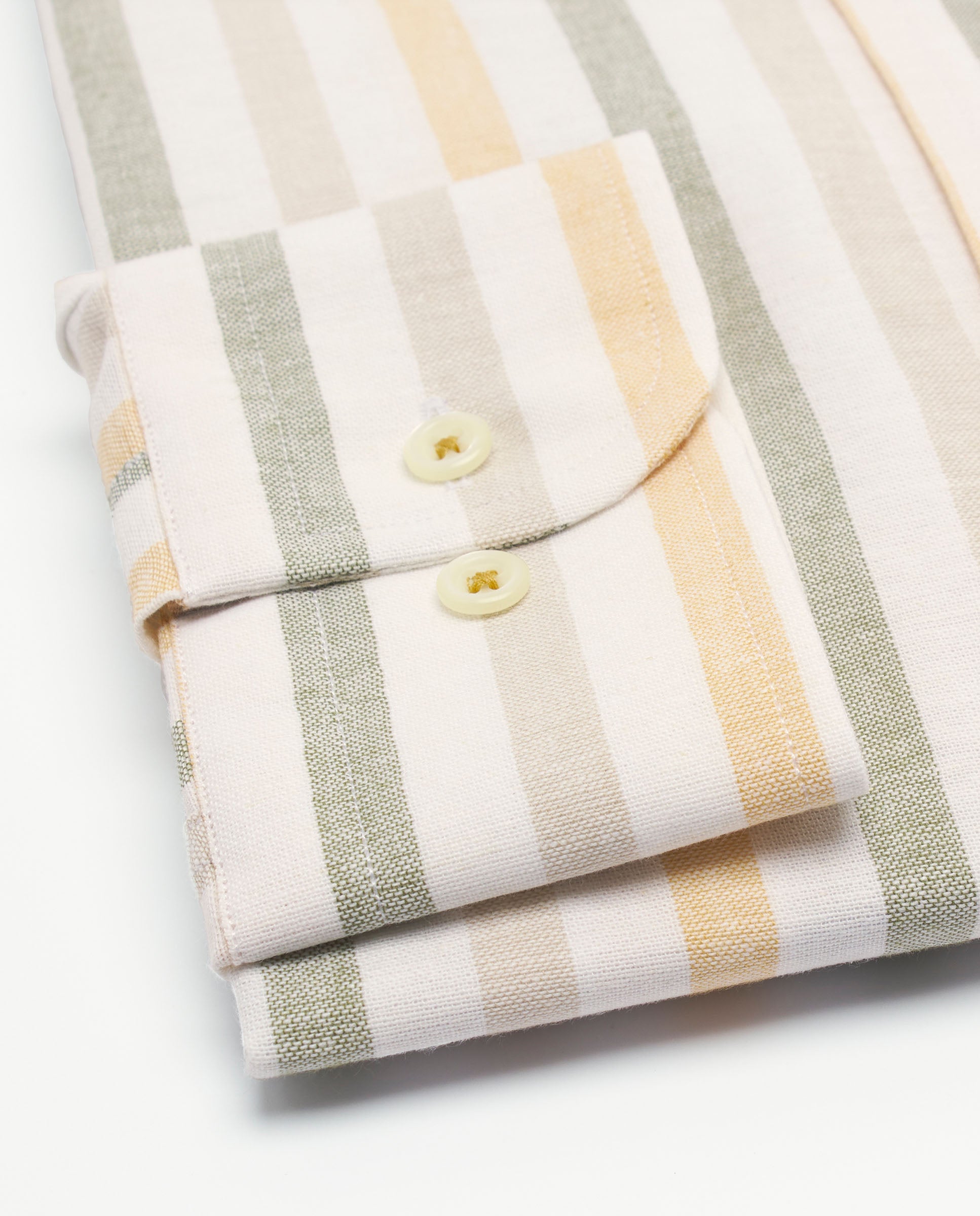 Camisa sport rayas ocre