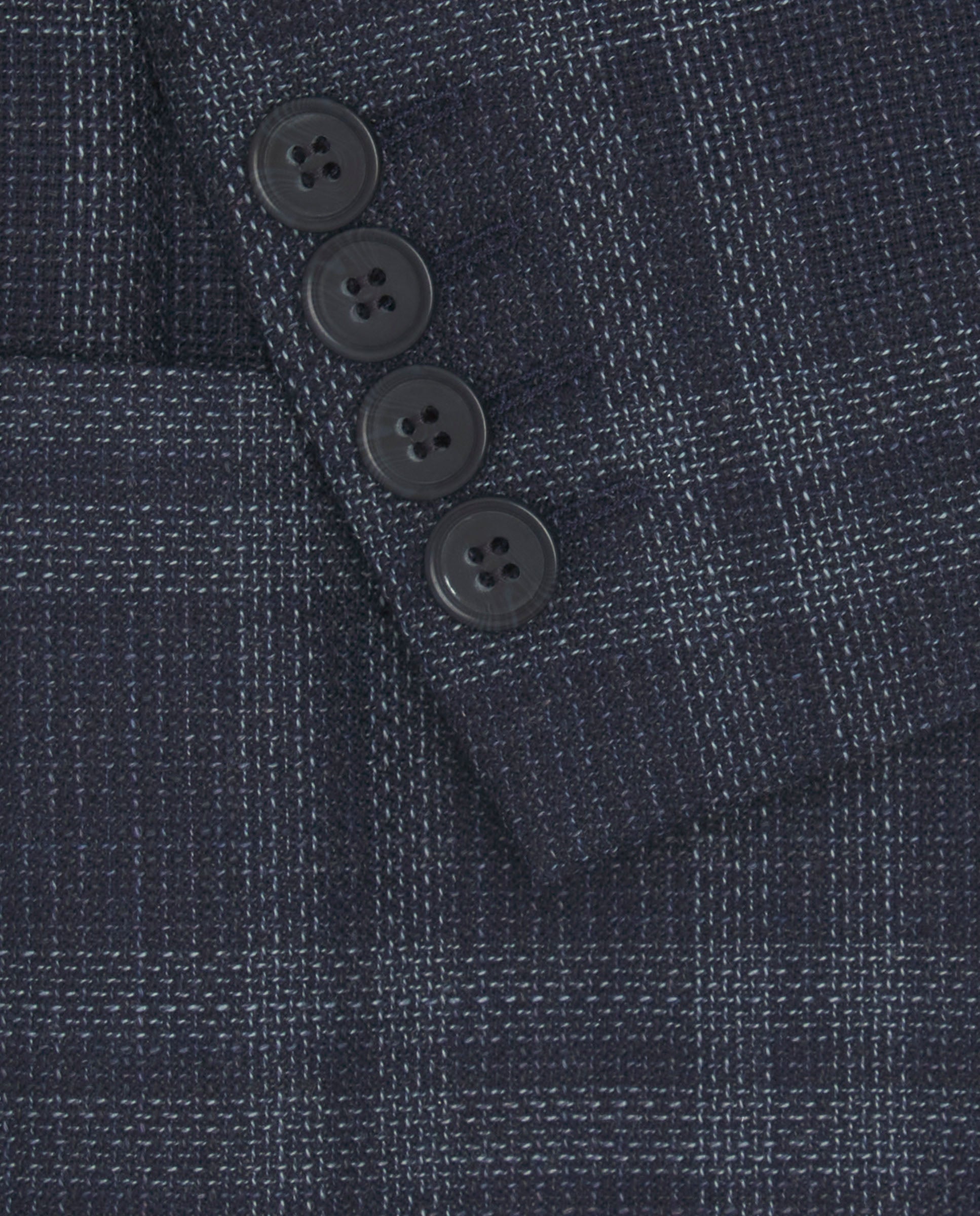 Chaqueta cuadros azul