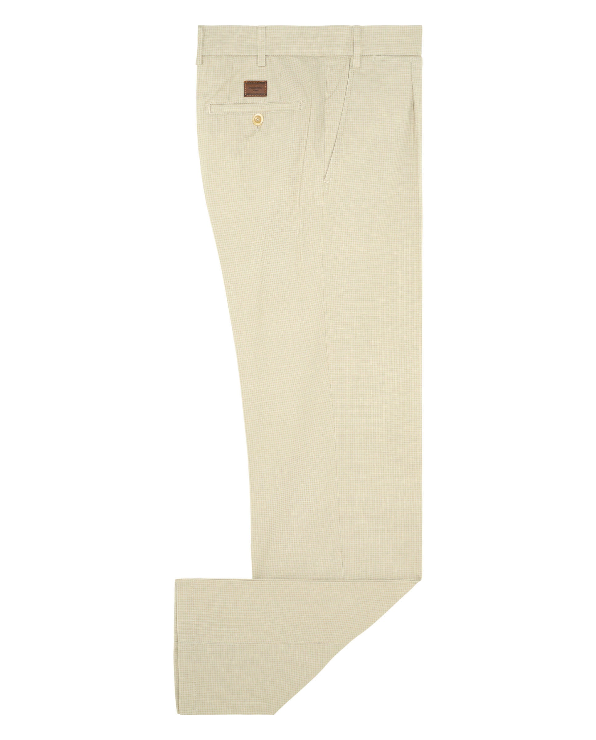 Pantalón cuadros amarillo