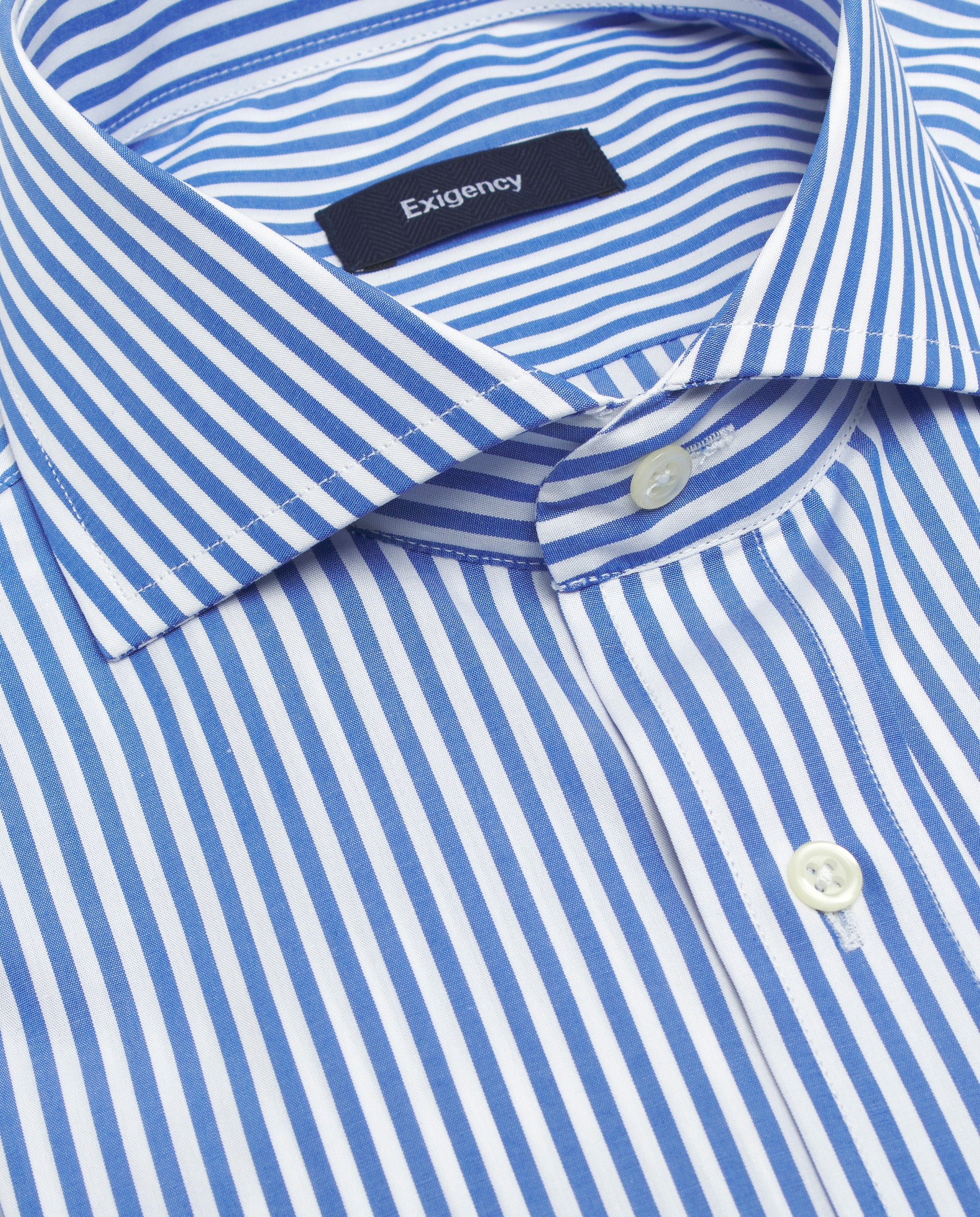 Camisa vestir rayas azul