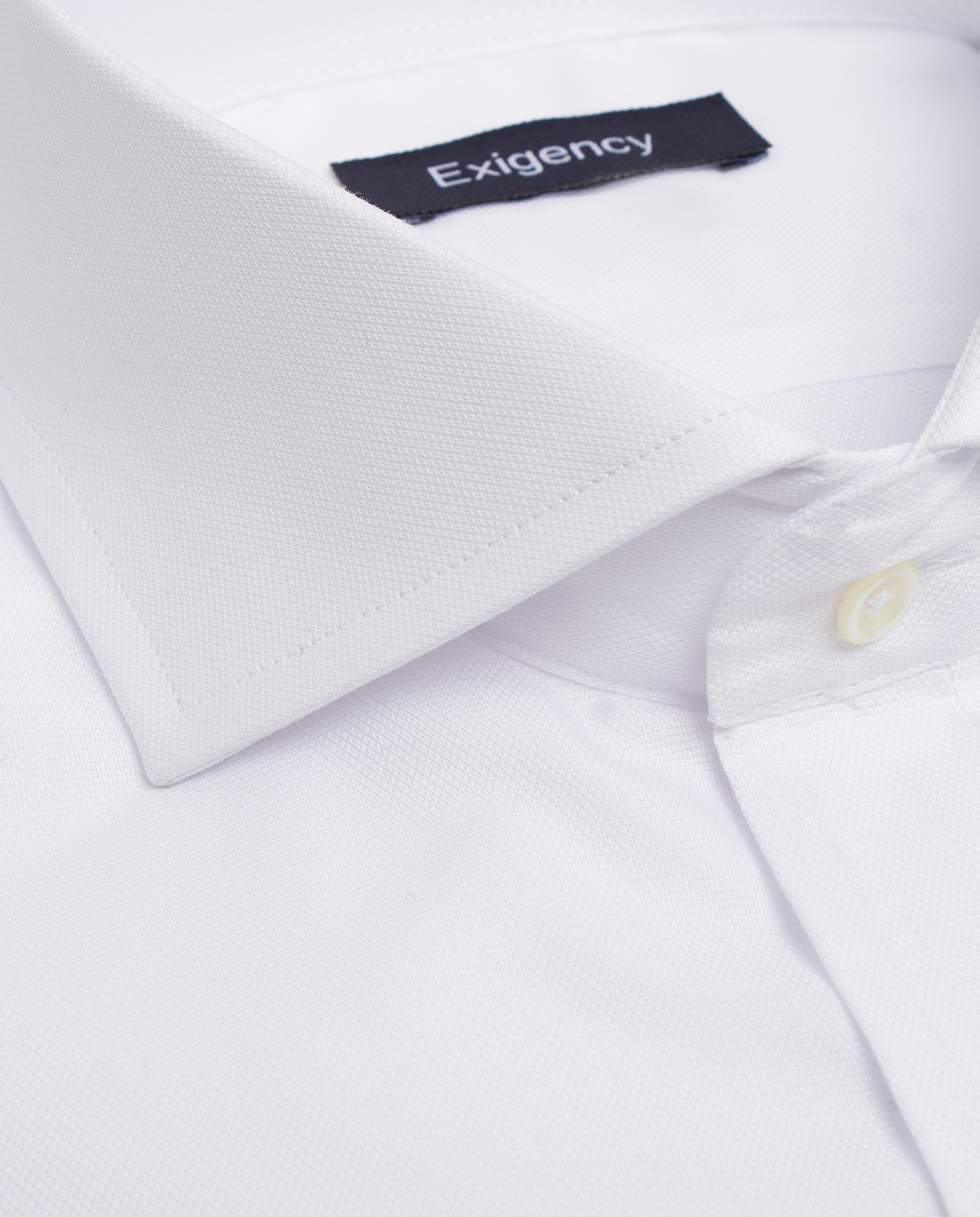 Camisa vestir Oxford blanca