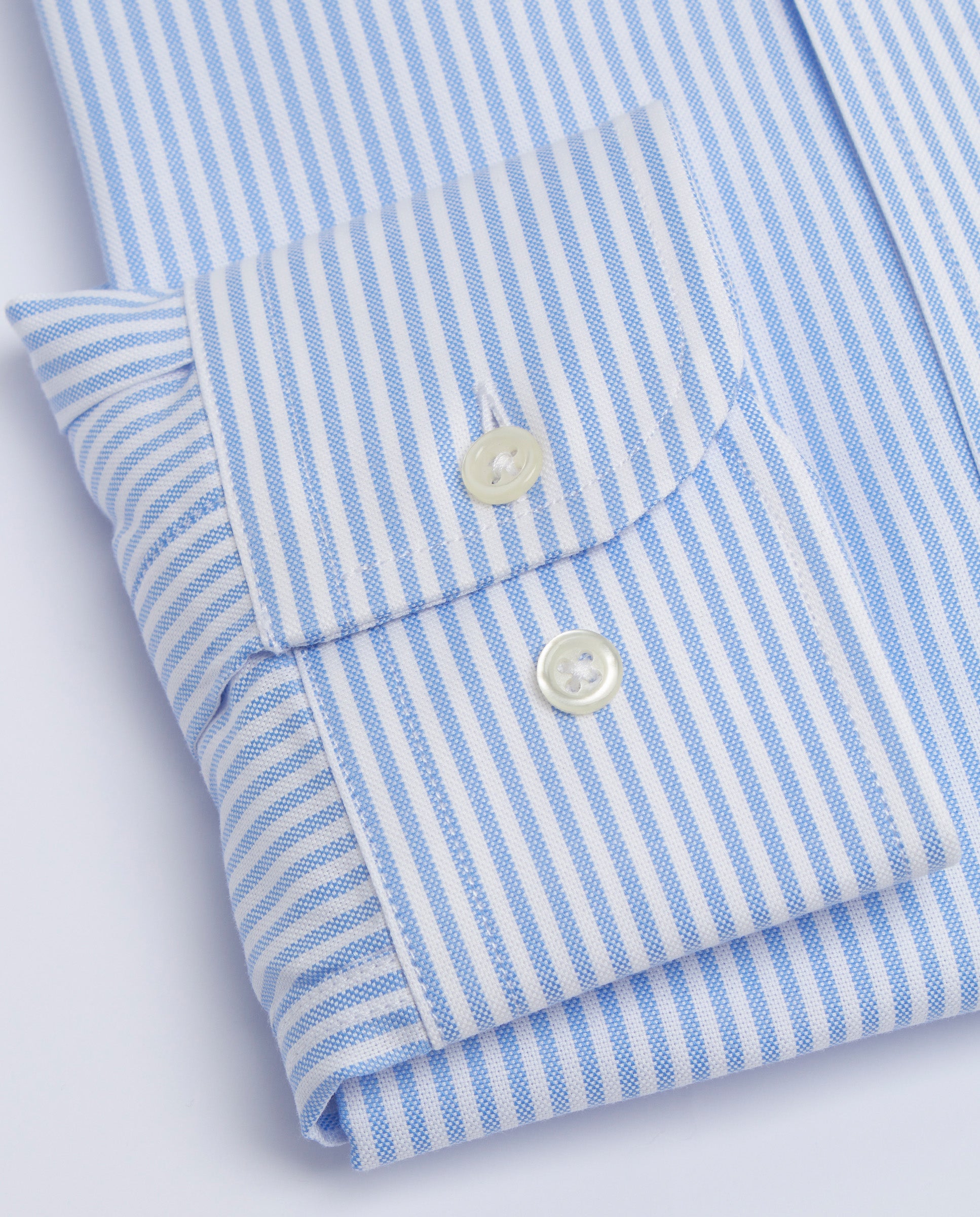 Camisa sport Oxford rayas azul
