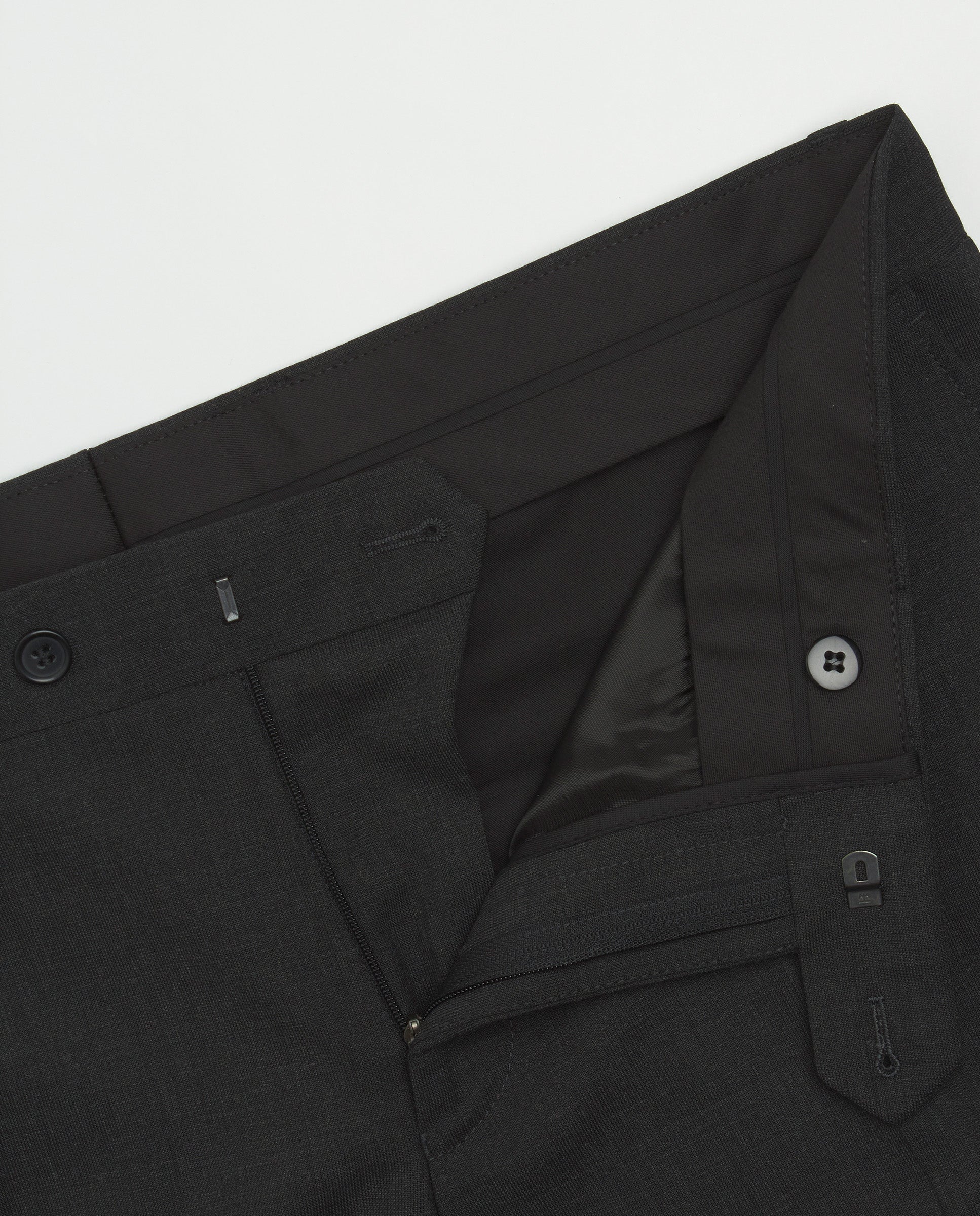 Traje lana stretch marengo
