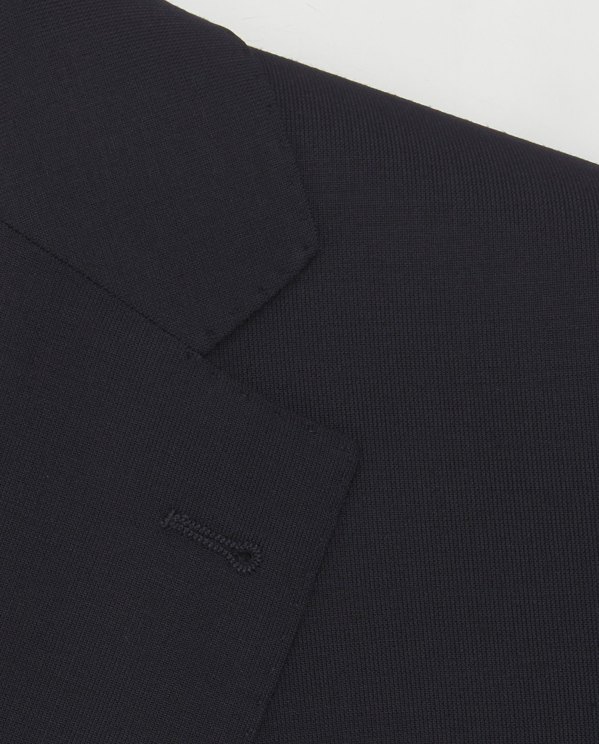 Traje lana stretch azul marino