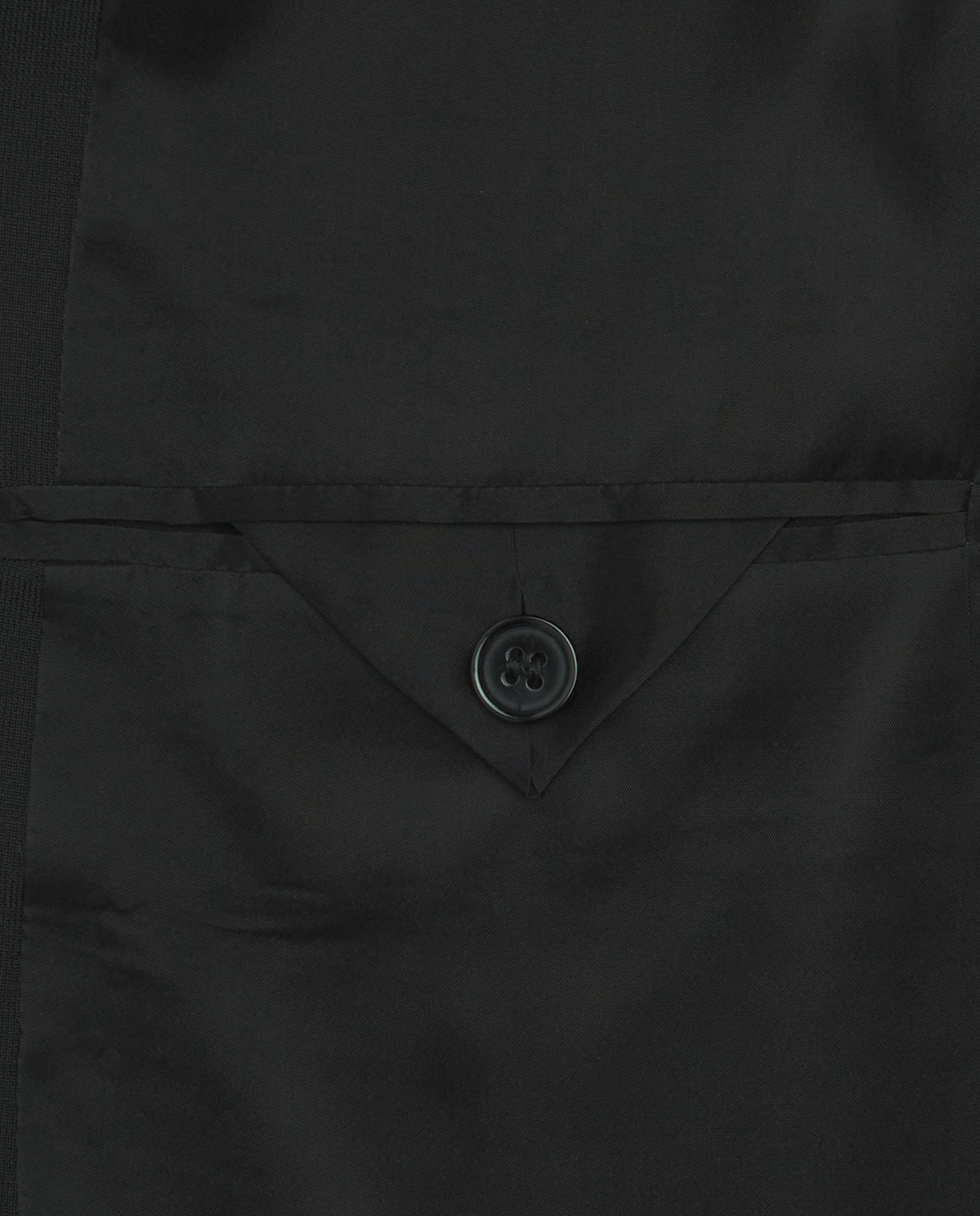 Traje lana stretch negro