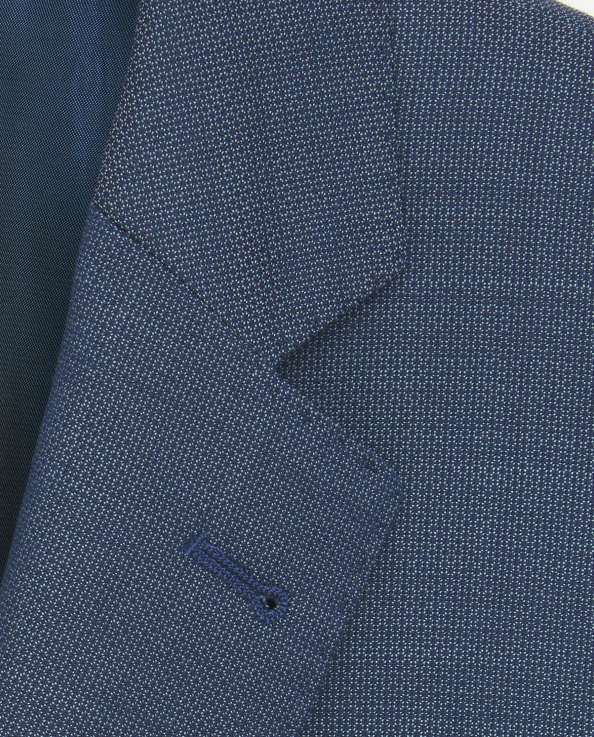 Traje microfantasía azul lana super 110´S