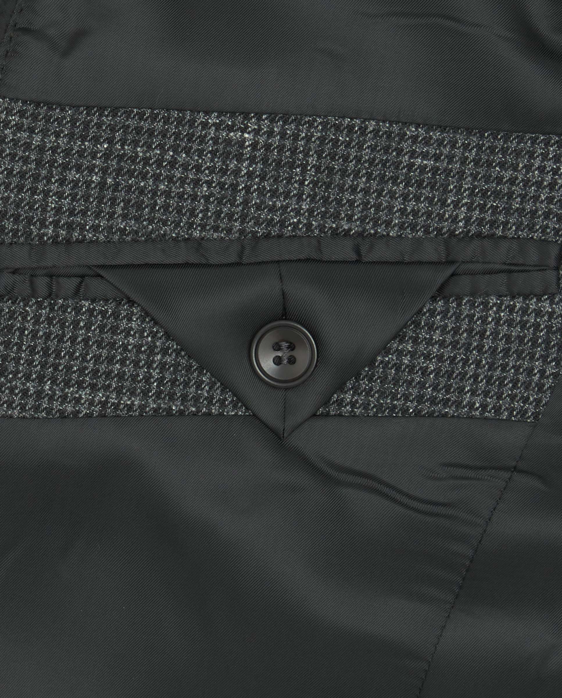 Chaqueta microfantasía gris