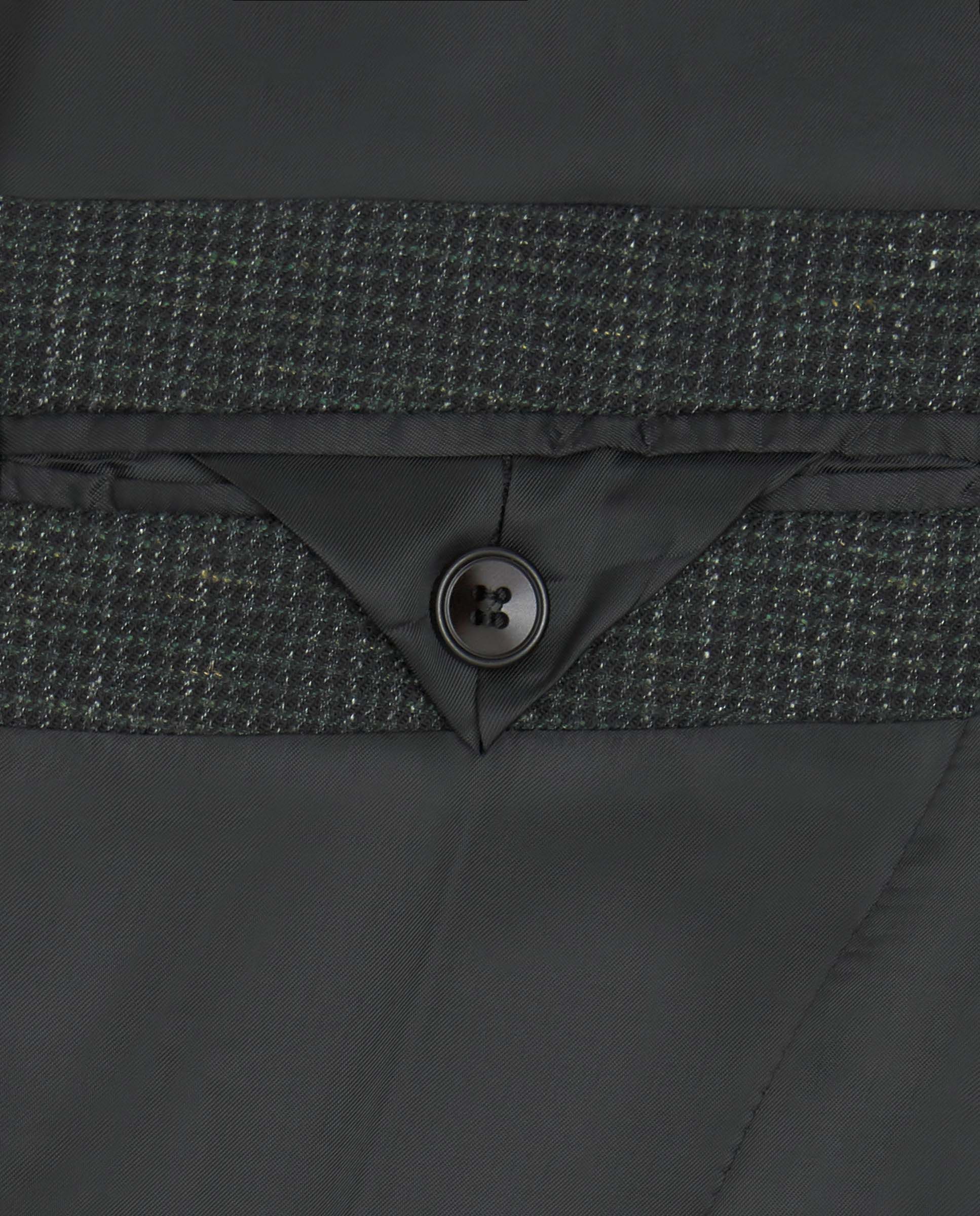 Chaqueta microfantasía verde