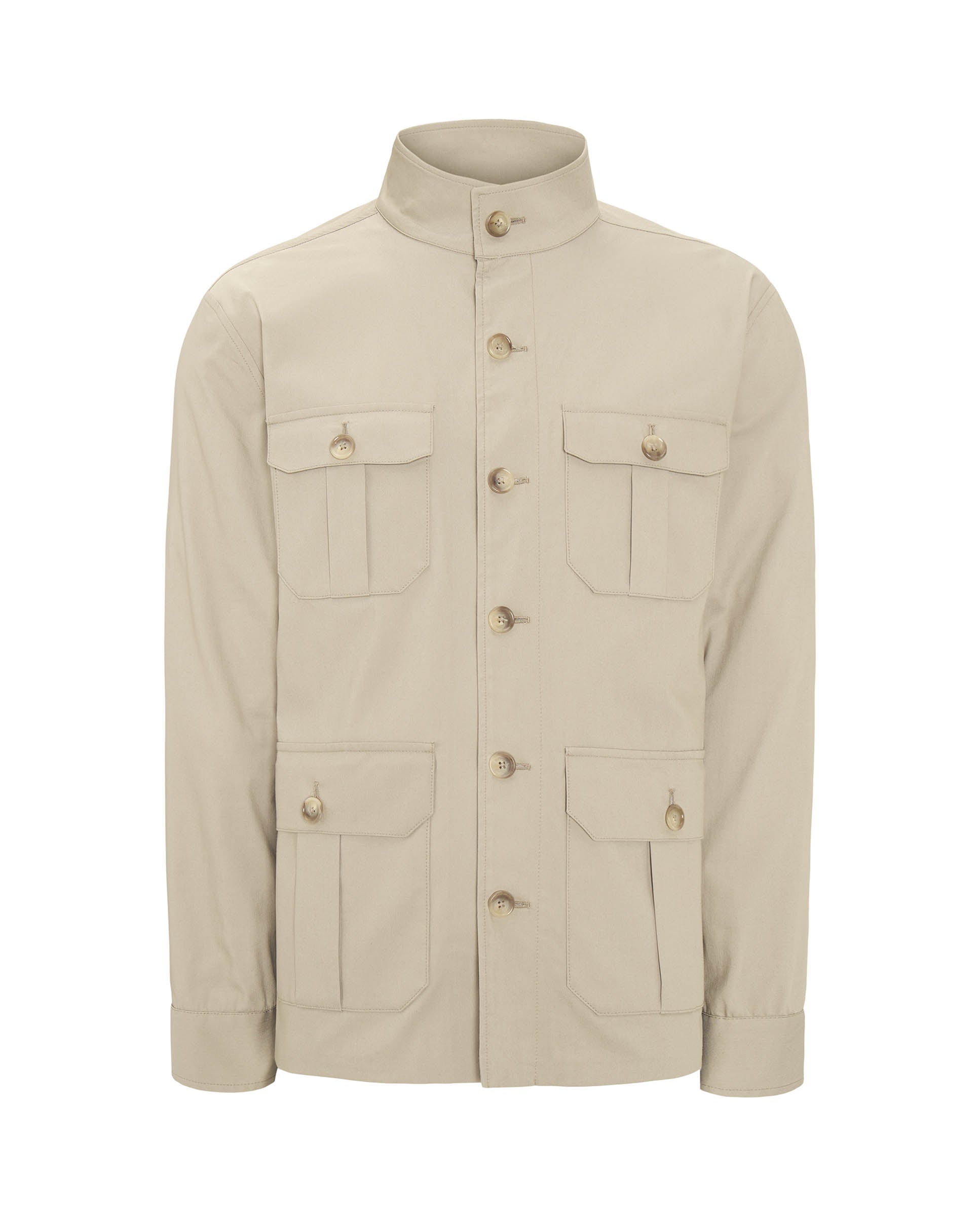 Chaqueta sahariana beige