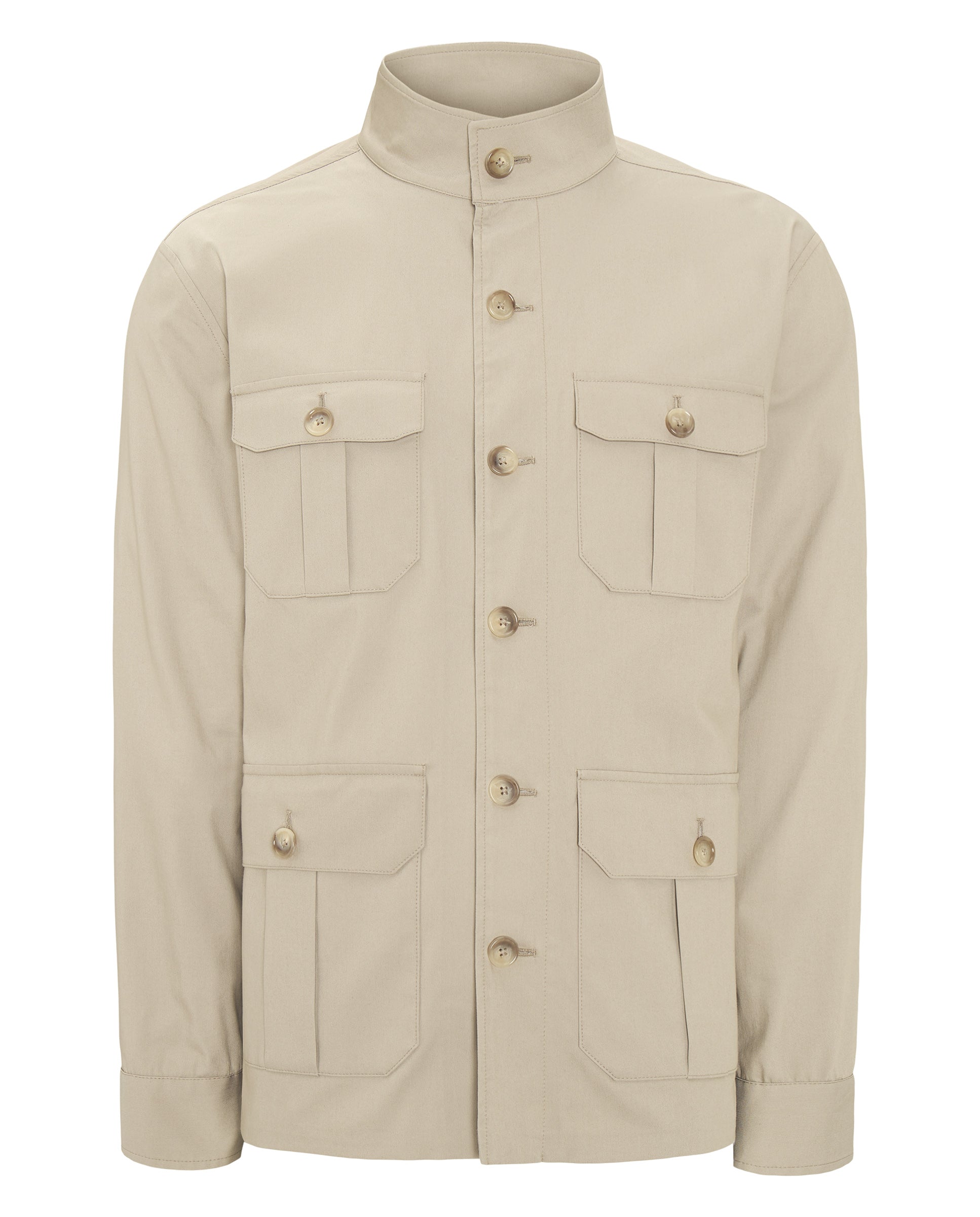 Chaqueta sahariana beige