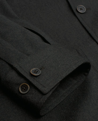Sobrecamisa gris marengo de franela