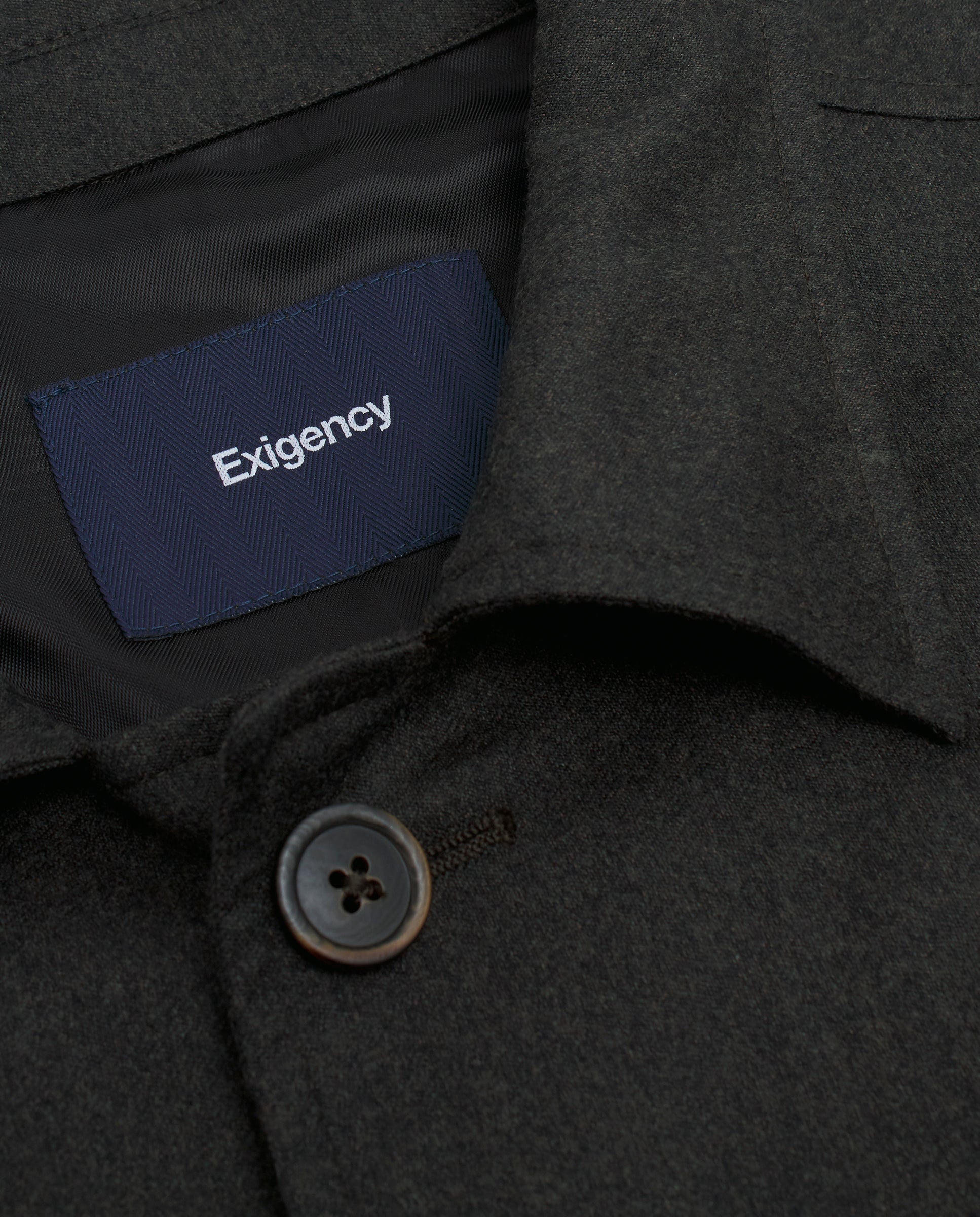 Sobrecamisa gris marengo de franela