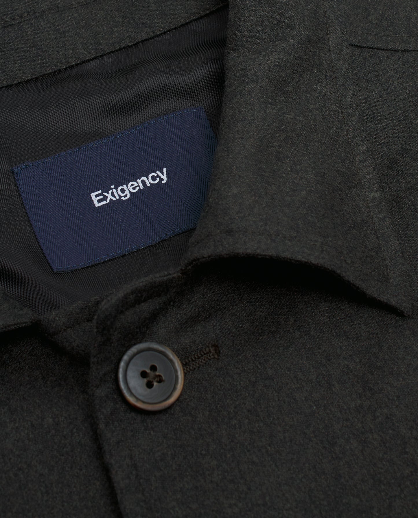 Sobrecamisa gris marengo de franela