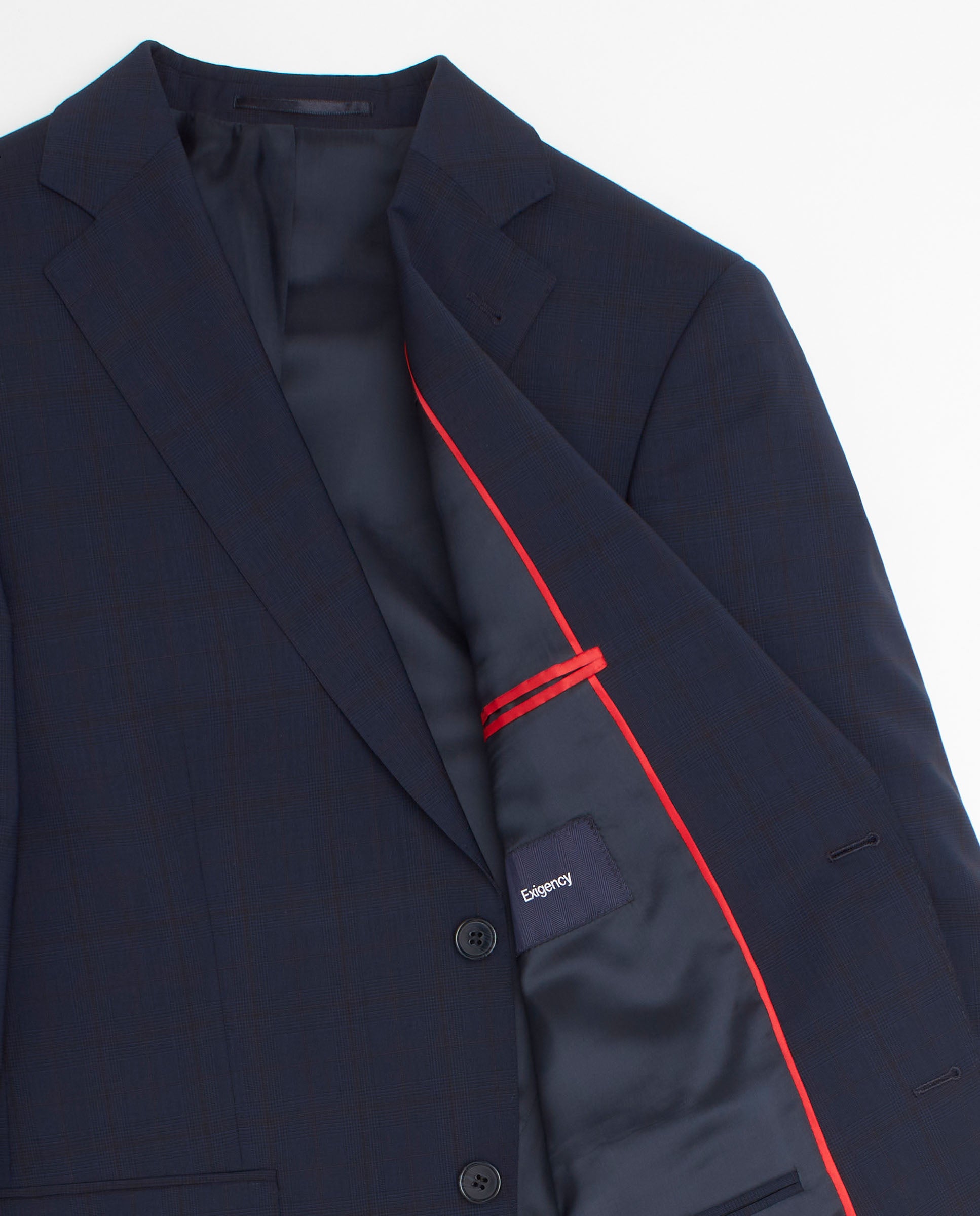 Traje cuadro Príncipe de Gales azulón