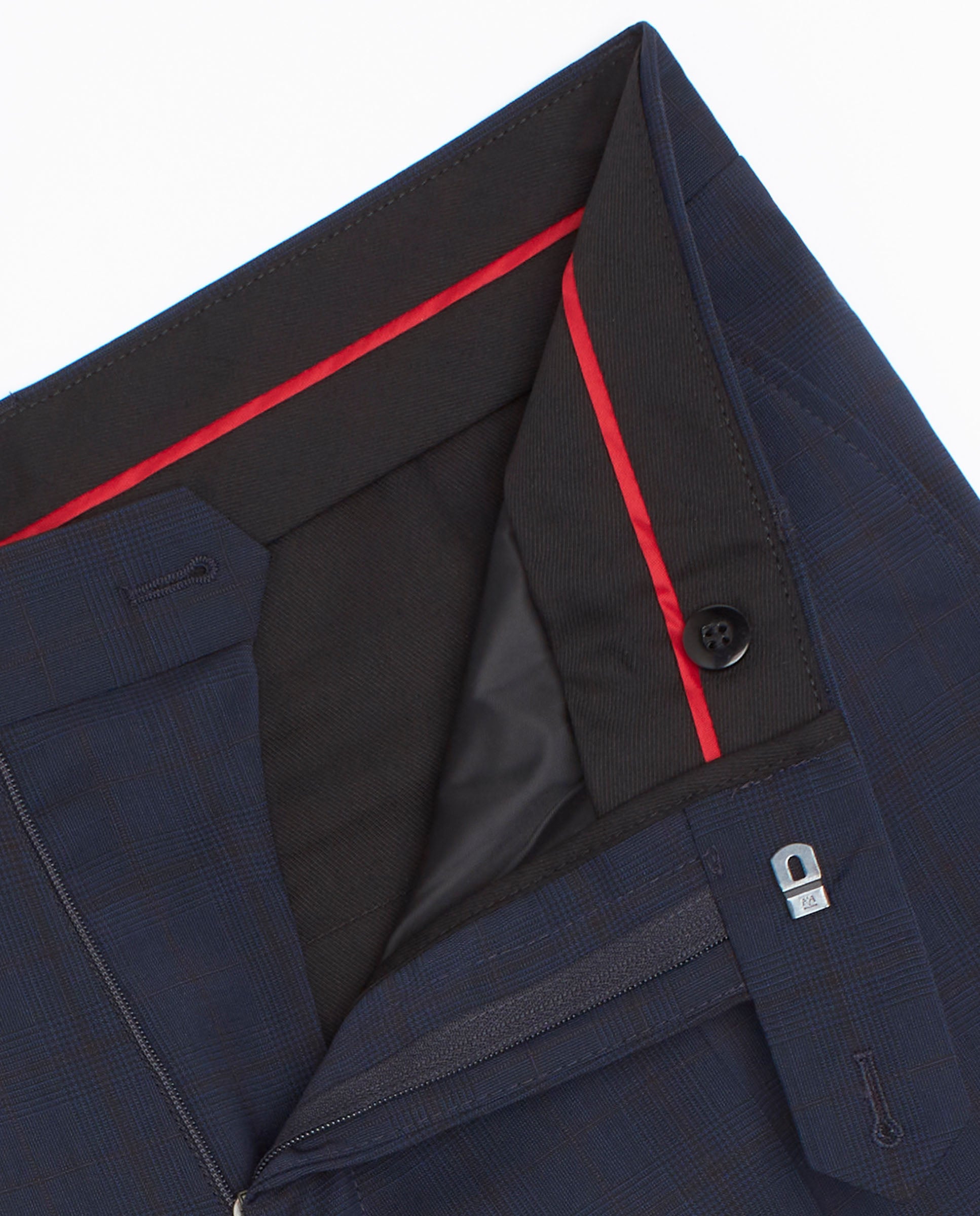 Traje cuadro Príncipe de Gales azulón