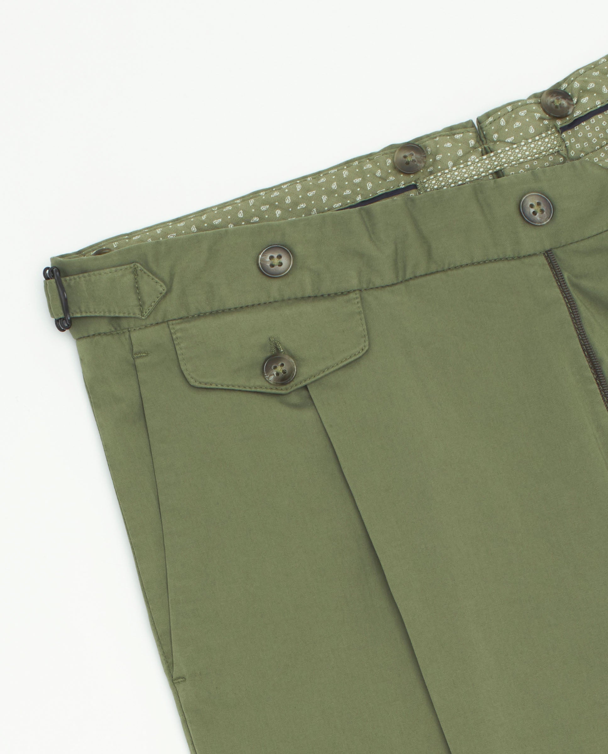 Pantalón semivestir verde