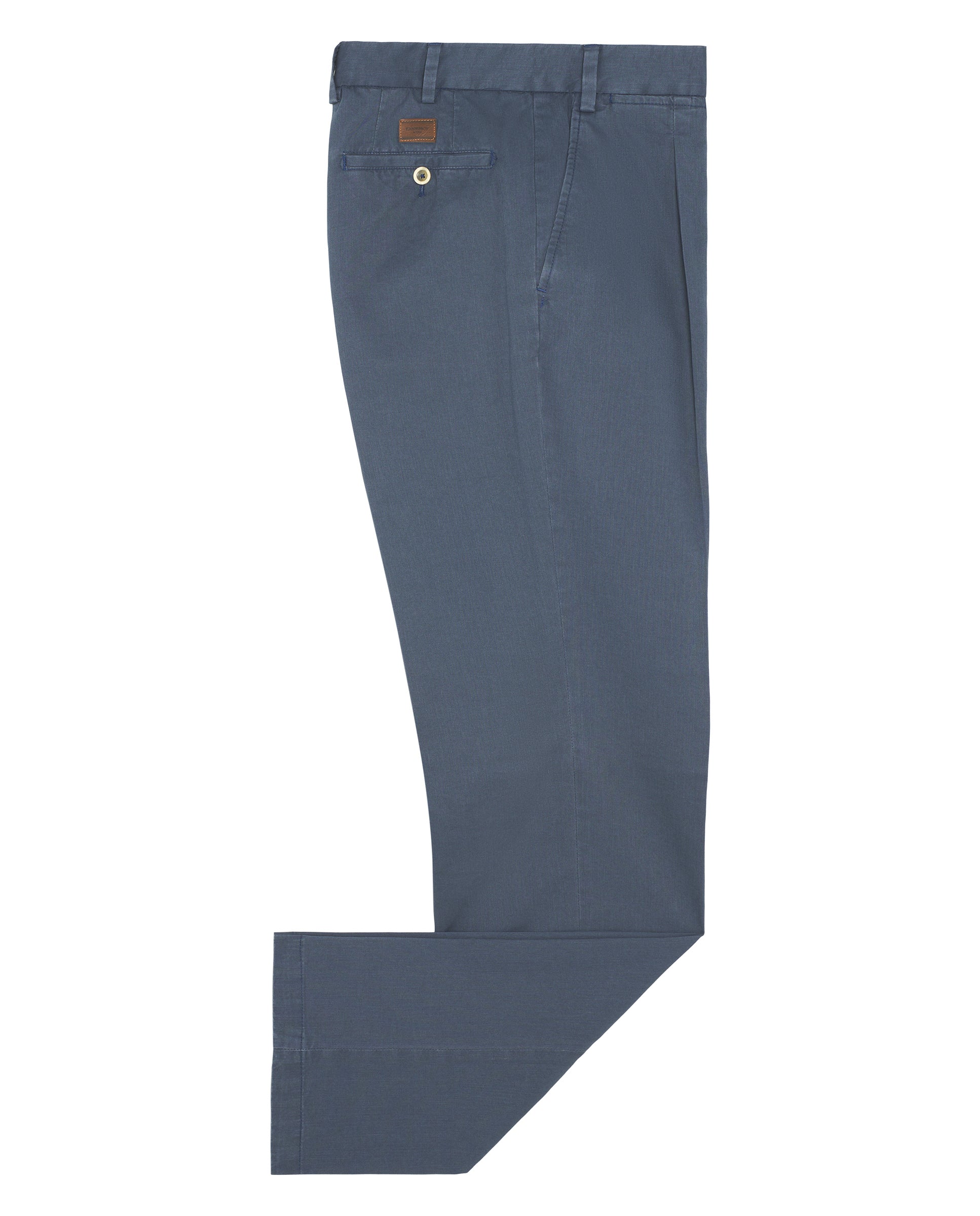 Pantalón chino azul efecto denim