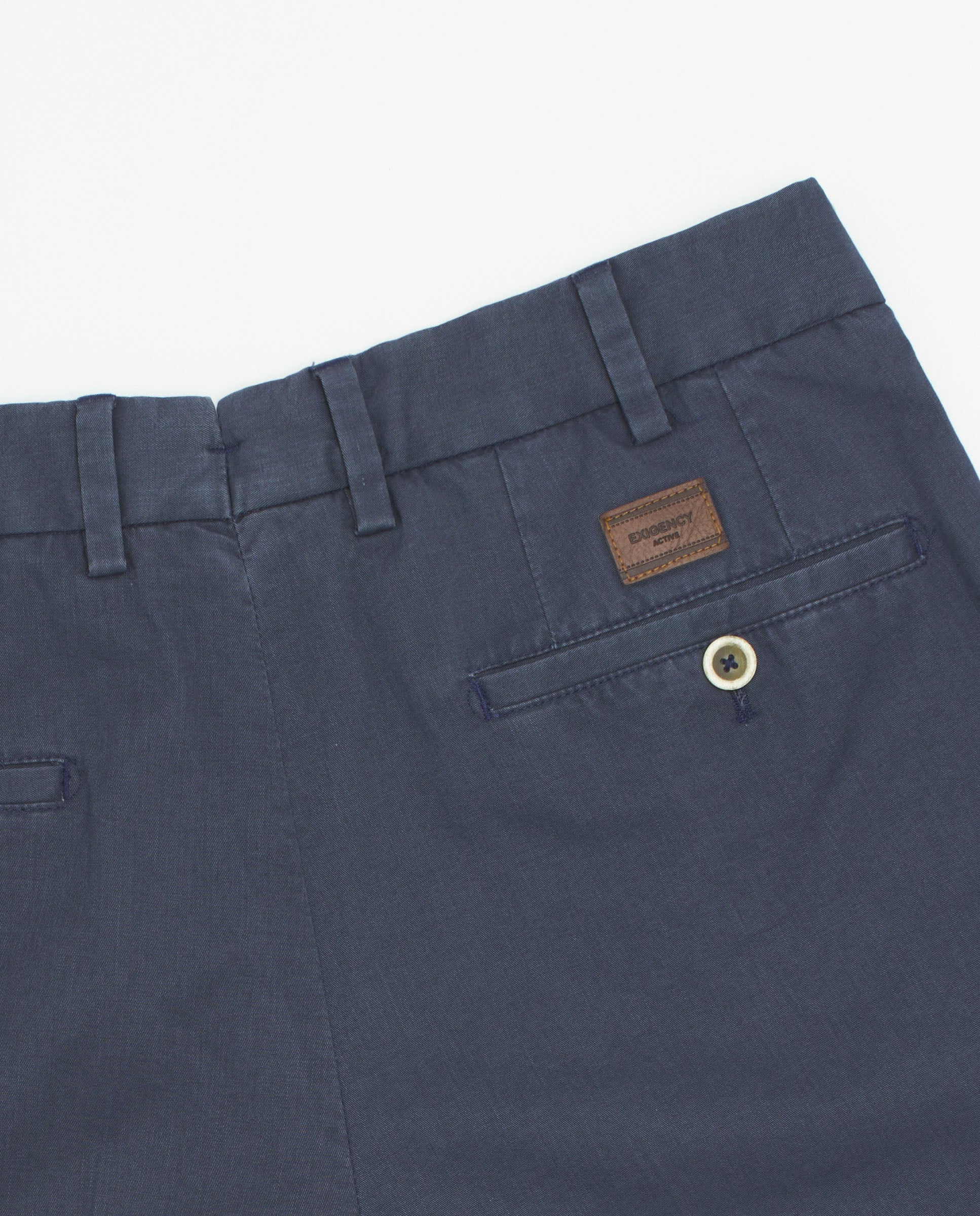 Pantalón chino azul efecto denim