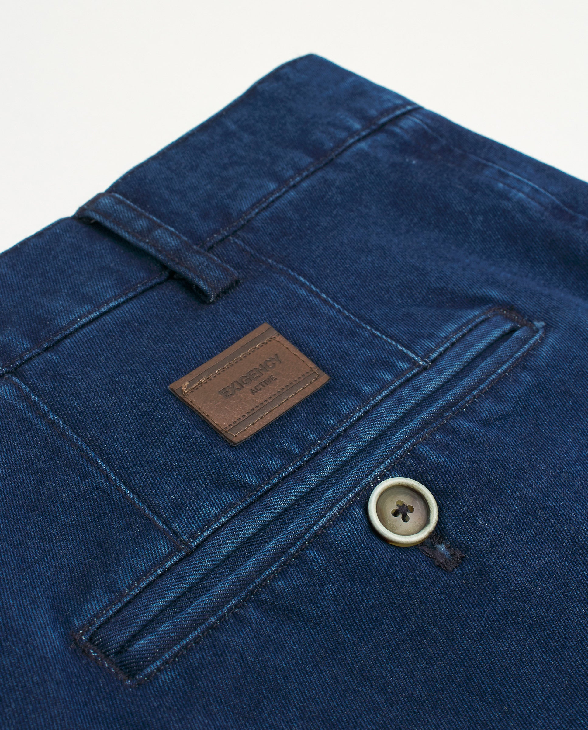 Pantalón chino denim azul oscuro