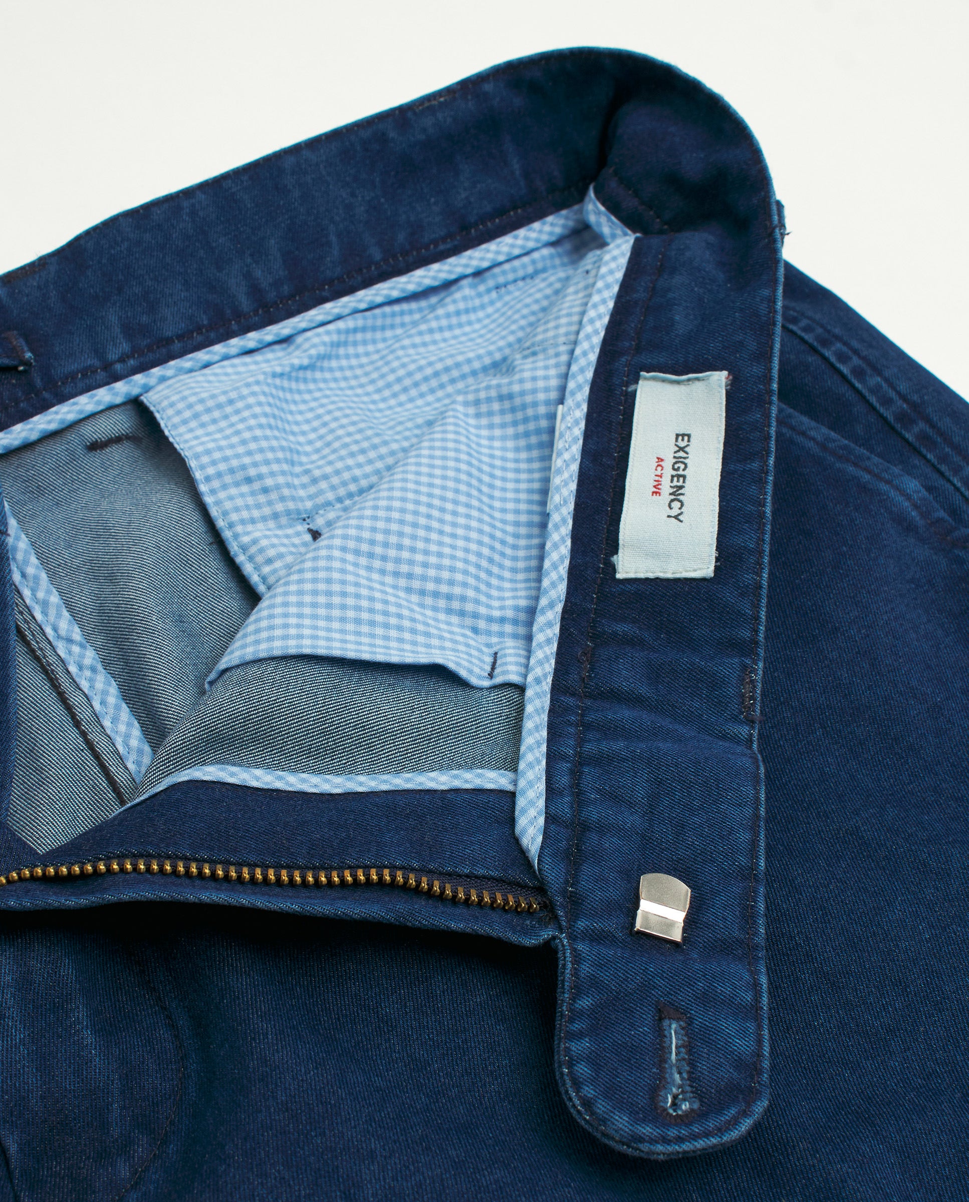 Pantalón chino denim azul oscuro