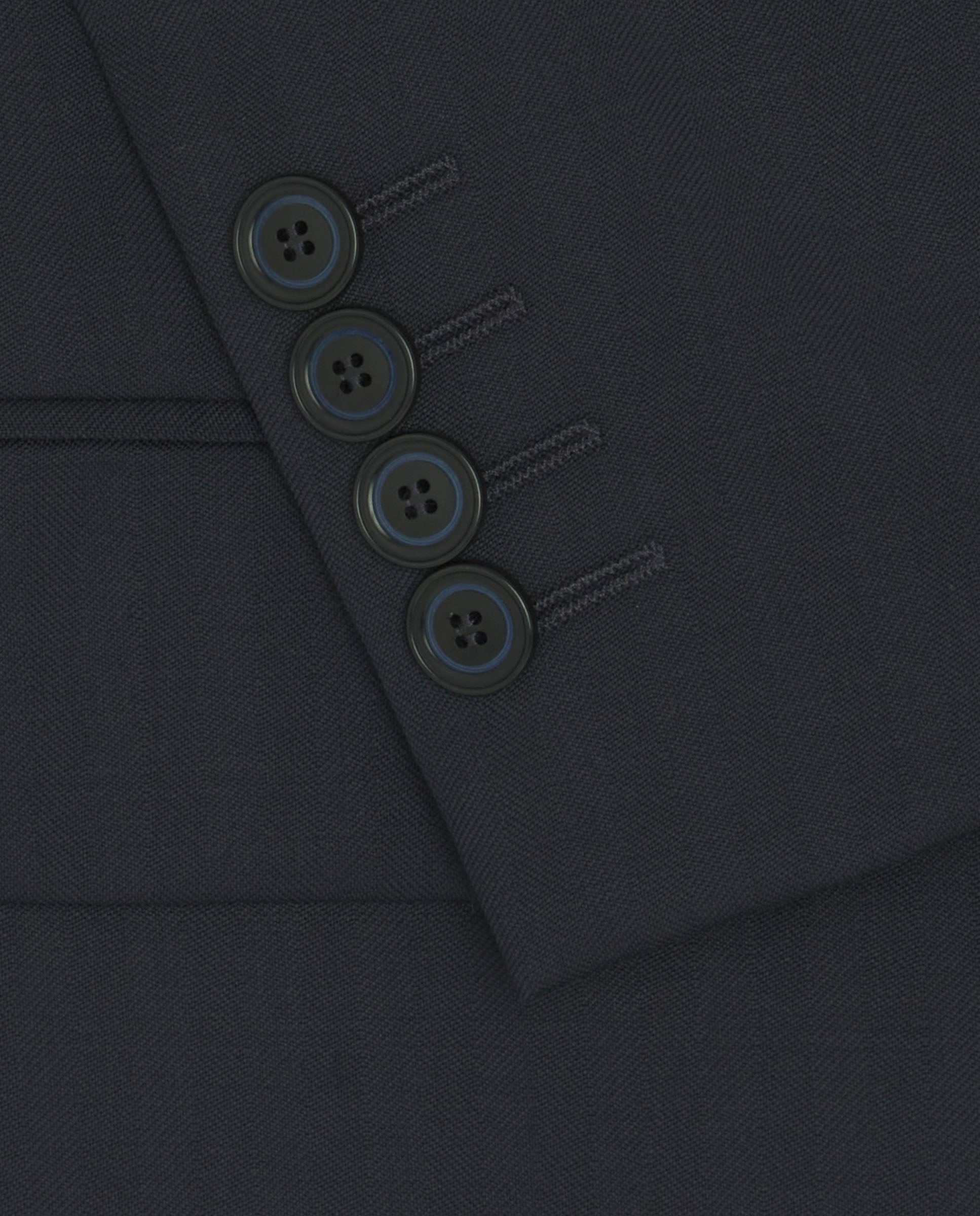 Traje regular fit azul marino espiga