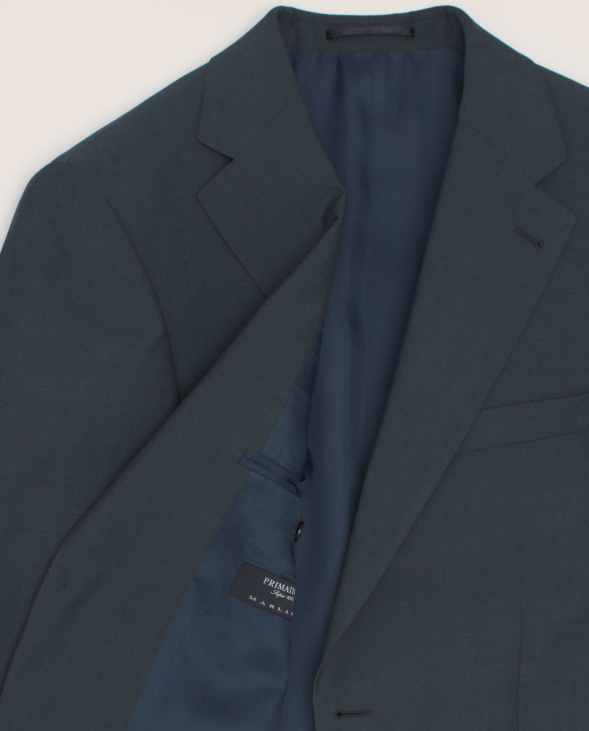 Traje Custom fit Azul Medio