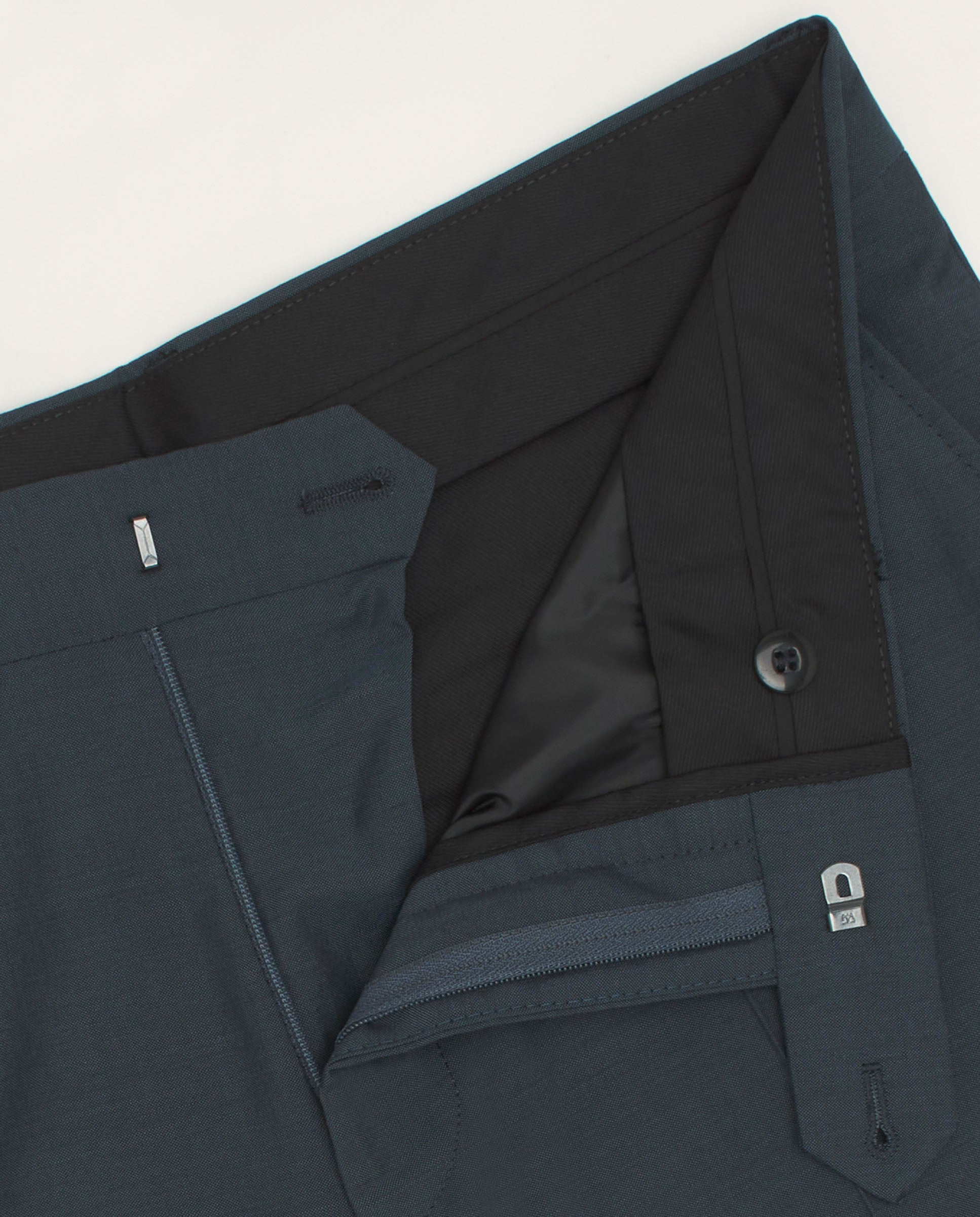 Traje Custom fit Azul Medio