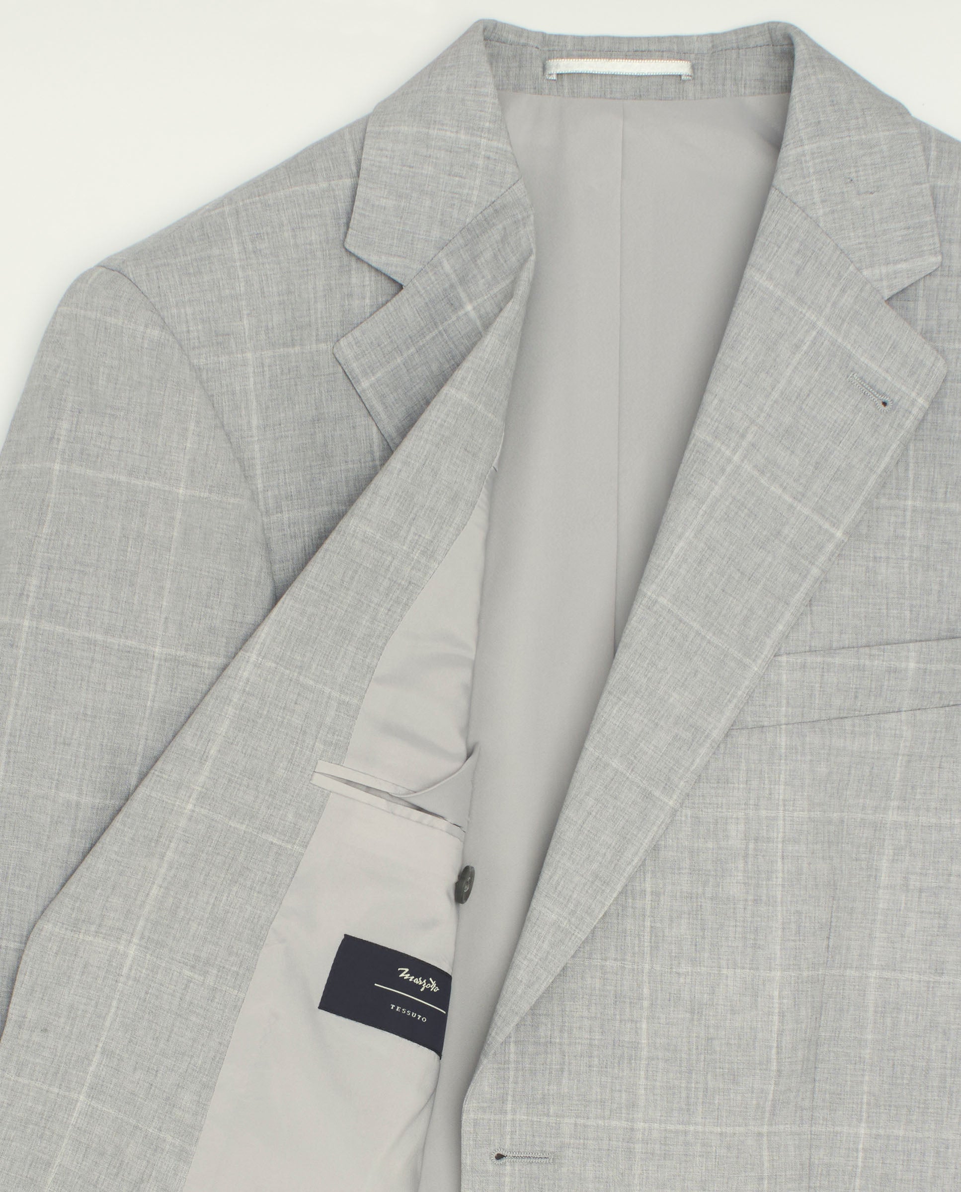 Traje Regular fit Gris Claro Ventana